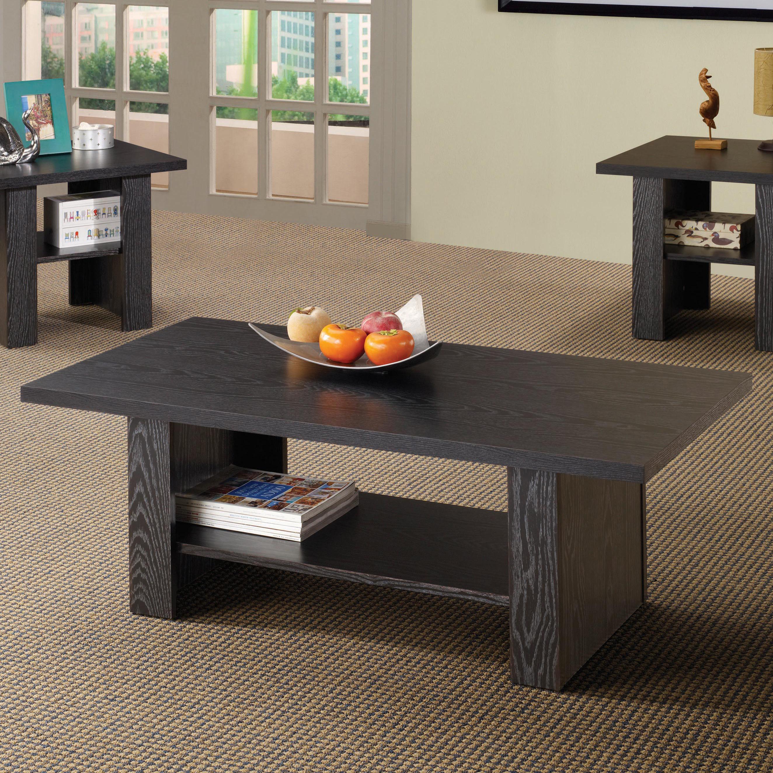 Coaster furniture 3 piece shop coffee table set